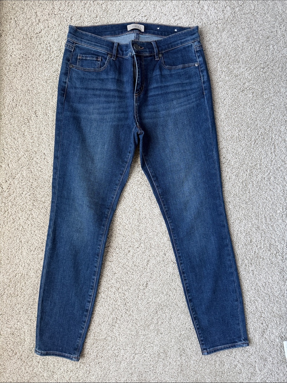 NWOT Loft Modern Skinny Blue Jeans - size 6